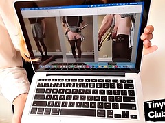 素人, イギリス人, 着衣女と全裸男, クラブ, ヨーロピアン, フェムドム, ヒール, 一人