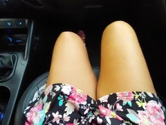 Auto, Oudere vrouw, Man die toekijkt, Extreem, Rijpe lesbienne, Meesteres, Moeder, Stiefmoeder