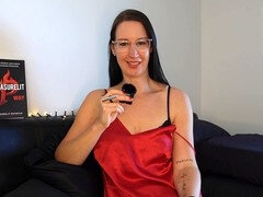 Грязные слова, Пальцем, Очки, Мастурбация, Милф, Оргазм, Киски, Соло