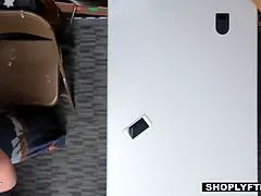 Teenager shoplifter Ass Fucked by a corrupt security guard