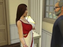 18, 浴室, イく瞬間, インド人, シャワー