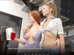 Dreidimensional, Leie, Aus dem arsch in den mund, Grosse titten, Blondine, Spiele, Rotschopf