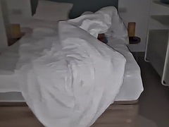 She was resting in bed and he performed anal sex on her. At first it hurt.