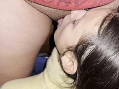 Brunette brune, Lesbienne, Bureau, Orgasme, Chatte