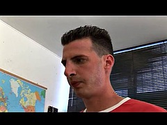 Enthousiasteling, Grote lul, Pijpbeurt, Sperma shot, Italiaans, Oud
