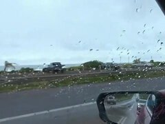 Leie, Strand, Aufs gesicht abspritzen, Fingern, Pov, Dürr, Tätowierung, Titten