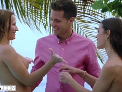 Queue, Faciale, Hard, Hd, Chatte, Chevaucher, Plan cul à trois, Nénés