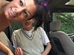 Dormitorio, Tetas grandes, Morena, Coche, Hd, Lencería, Público, Trio