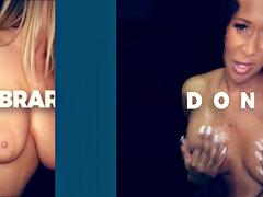 Blondine, Blasen, Spermaladung, Schwanzloch, Handjob, Hd, Interrassisch