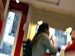 Amateur soft girl feet and soles in mall