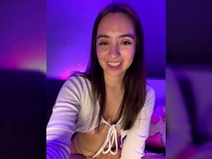 Perverted teen incredible webcam solo video