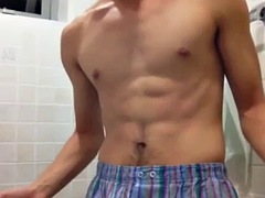 Leie, Asiatisch, Spermaladung, Schwul, Handjob, Koreanisch, Masturbation, Solo