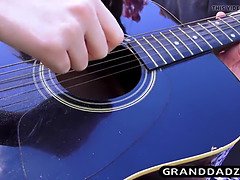 Guitar player granddad can still get young girls horny