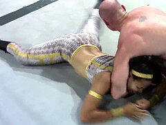 Intergender professional grappling Match guy Wins Maledom 2