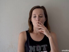 茶髪の, マッサージ, 睡眠, 喫煙, ティーン