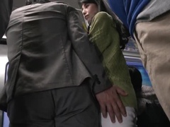 Aziatisch, Schattig, Japaans, Moeder die ik wil neuken, Openbaar, Kut duiken, Zuigen, Trein