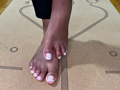 Amateur, Negro, Ébano, Pies
