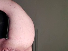 Exteme gape prolapse swollen asshole