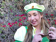 フェラチオ, 茶髪の, 中出し, オランダ人, 剃毛, ティーン, オッパイの, ユニフォーム