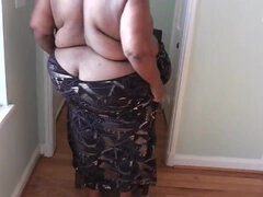 お尻, デカパイ, 黒人, 巨乳な, 熟年, 母, 怪物, 一人