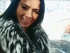 Leie, Grosse titten, Braunhaarige, Paar, Aufs gesicht abspritzen, Milf, Nass, Hure