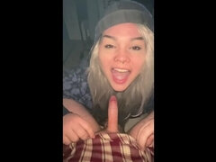 Bbw, Blowjob, Couple, Creampie, Cum in mouth, Deepthroat, Orgasm, Swallow