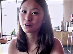 Asiatisch, Tussi, Süss, Masturbation, Erotischer film, Solo, Titten