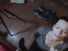 Facial, Milf, Reality, Redhead, Stepmom