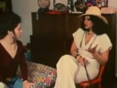 デカパイ, フェラチオ, ヒール, 淫乱熟女, オージー, ストッキング, 三人, ヴィンテージ