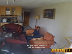 Africain, Grosse bite, Noire, Queue, Noir ébène, Interracial, Petite femme, Pov