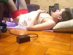 Enthousiasteling, Anaal, Brutaal, Seksspeelgoed, Ondergoed, Russisch, Alleen, Tiener