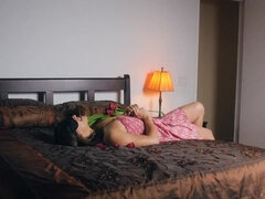 When Girls play - Licking my step mom