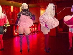 Compilation, Gode, Poupée, Énorme, Masque, Transsexuelle, Jarretelles, Nénés