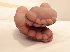 Füsse, Fetisch, Fußfetisch, Absätze, Lingerie, Nylon, Strumpfhose