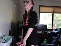 Enthousiasteling, Rondborstig, Universiteit, Hd, Natuurlijk, Kut duiken, Alleen, Webcamera