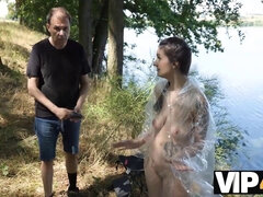 18 jaar, Bruinharig, Man die toekijkt, Buiten, Gezichtspunt, Geschoren, Zoon, Tiener