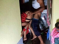 デカ尻, カップル, 自家製, インド人, なめる, 小柄, オマンコ, ストッキング