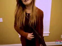 Ginger Teen Keaton Gets Naked, Sucks Cock, And Swallows A Huge Load