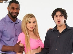 デカ尻, デカチン, デカパイ, ブロンド, フェラチオ, 浮気する, チン, 異人種間