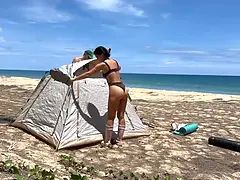VLOG 2: Our First Camping Sex