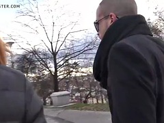 hunt4k. cuckold cant stop his girlfriend jenifer red selling