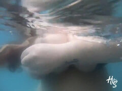 Бикини, Эротика, Фетиш, Бассейн, От первого лица, Соло, Сиськи, Под водой