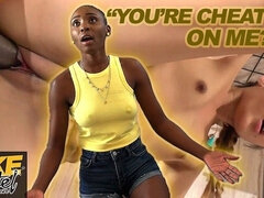 Culo grande, Tetas grandes, Mamada, Engañando, Corridas, Interracial, Tailandés, Trio