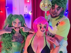 バック, 女 人男 人, グループ, ハードコア, 三人