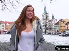 Leie, Blasen, Tschechisch, Hardcore, Geld, Muschi, Titten