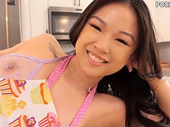 Verga grande, Negro, Semen en la boca, Polla, Interracial, Tetas naturales, Pequeña, Tetas