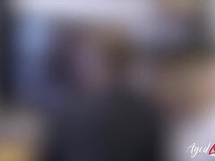 Omie, Lesbisch, Likken, Masturbatie, Rijpe lesbienne, Moeder, Kut duiken, Vrouw