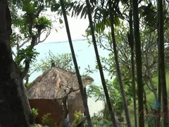 Strand, Gapende, Latijnse vrouw, Lesbisch, Slipje, Biljart, Plagen, Tieten likken