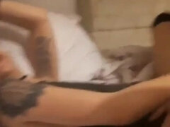 Goth Chick Banged By A Skinny Boy With A Big Dick