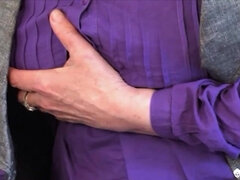 Busty MILF And Mature GILF Lesbian Strapon Action - amateur lesbian sex with toy